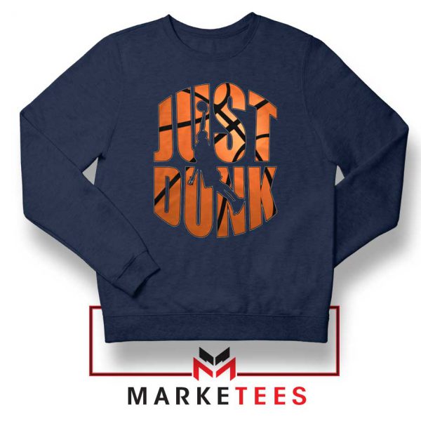 Just Dunk It NBA Navy Blue Sweatshirt