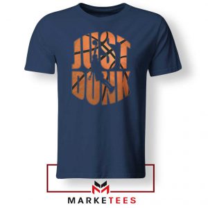 Just Dunk It NBA Navy Blue Tee Shirt