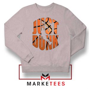 Just Dunk It NBA Sport Grey Sweatshirt