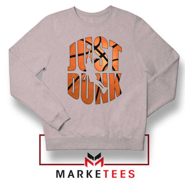 Just Dunk It NBA Sport Grey Sweatshirt