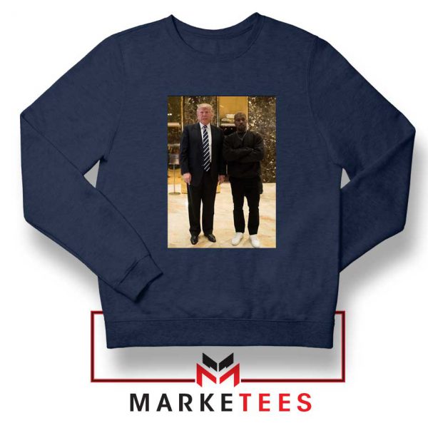 Kanye West Trump Navy Sweatshirt