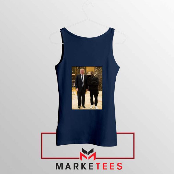 Kanye West Trump Navy Tank Top