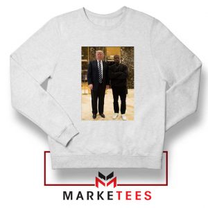 Kanye West Trump White Sweatshirt