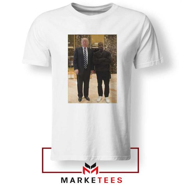 Kanye West Trump White Tshirt