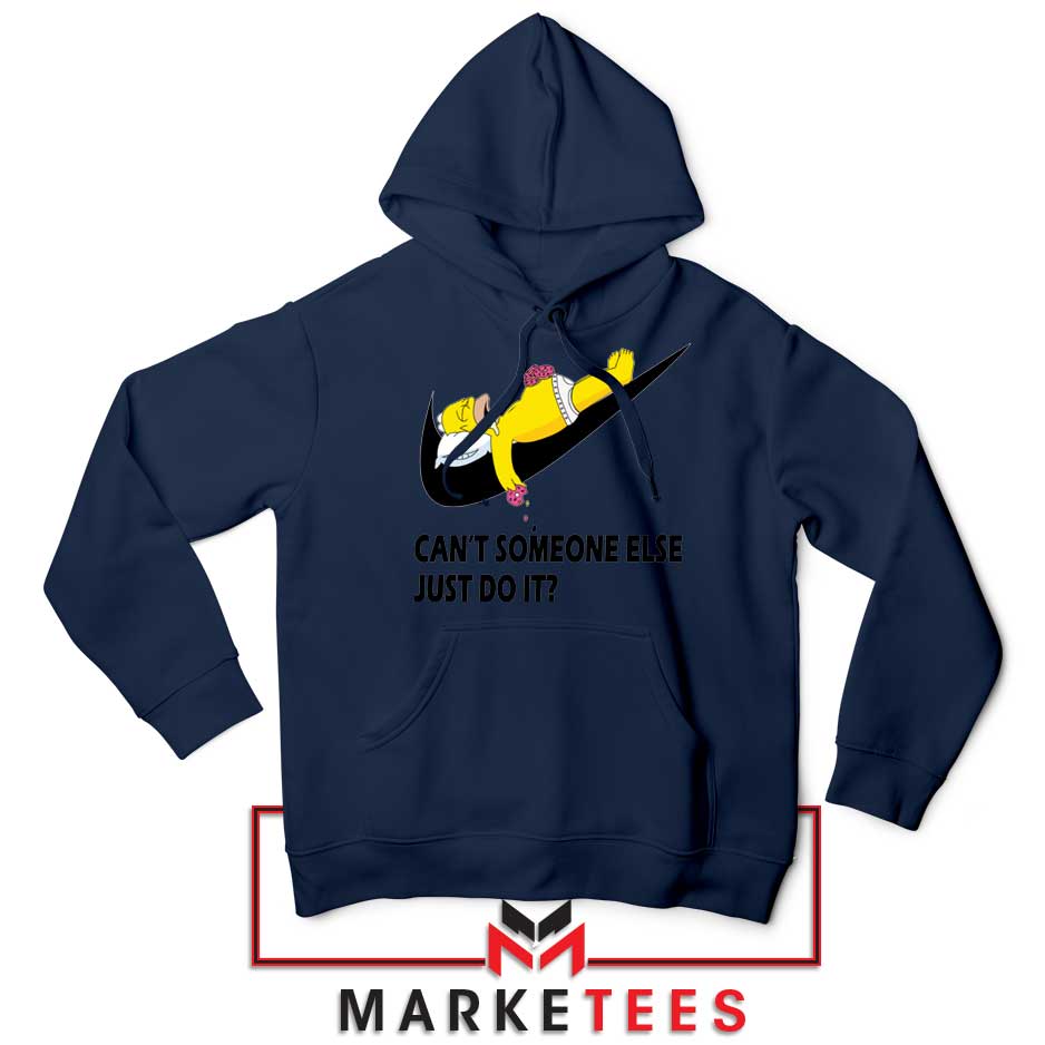 Haz un esfuerzo Nabo diferente Lazy Homer Bart Simpson Hoodie Parody Nike Hoodies S-2XL - Apparel