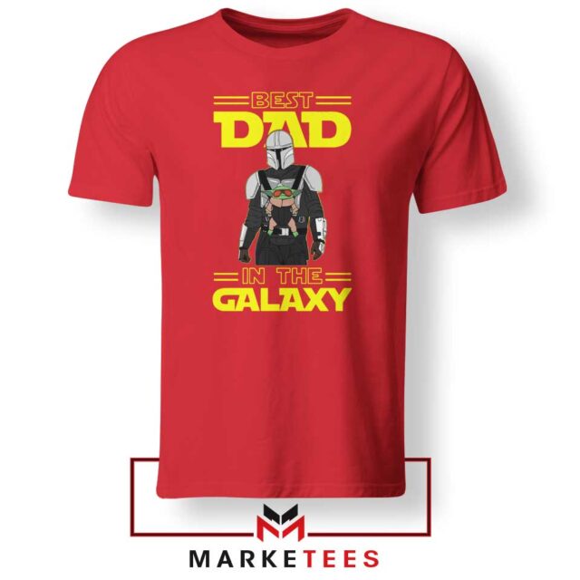 Mandalorian Best Dad In The Galaxy Tee Shirt S-3XL