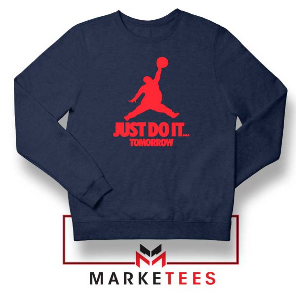 Nike Jordan Parody Navy Blue Sweatshirt