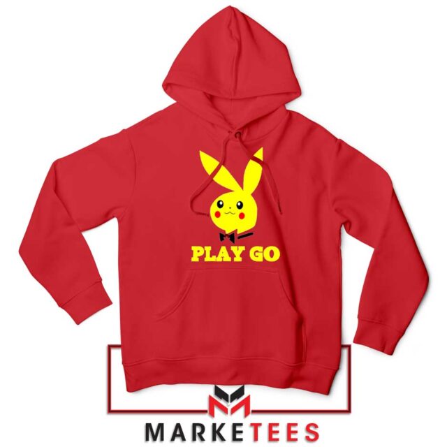 Pikachu Playboy Hoodie Play Go Pokemon Hoodies S-2XL