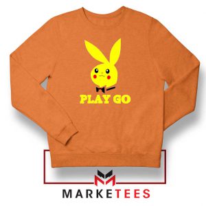 Pikachu Playboy Orange Sweatshirt