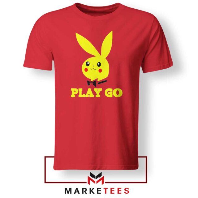 Pikachu Playboy Tee Shirt - Play Go Pokemon