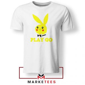 Pikachu Playboy White Tee Shirt
