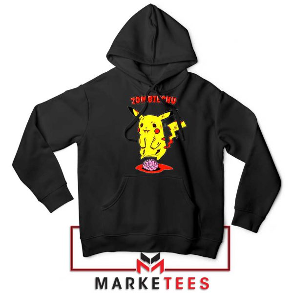 Pikachu Zombiechu Black Hoodie