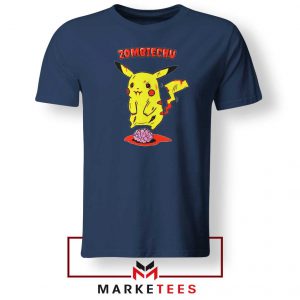 Pikachu Zombiechu Navy Blue Tee Shirt