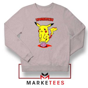 Pikachu Zombiechu Sport Grey Sweatshirt