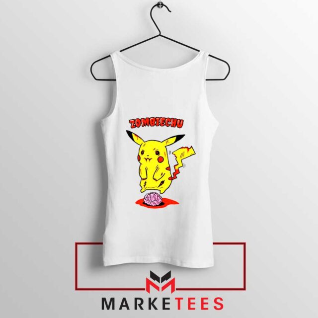 Pikachu Zombiechu Tank Top Pokemon Game Tops S-3XL