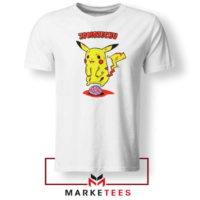 Pikachu Zombiechu Tee Shirt Pokemon Game Tshirts S-3XL
