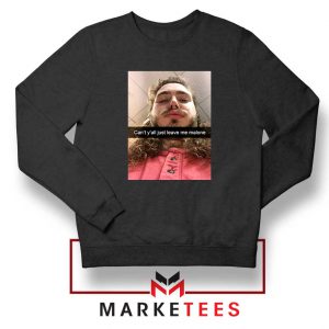 Post Malone American Singer Black Sweatshirt