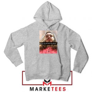 Post Malone American Singer Grey Hoodie