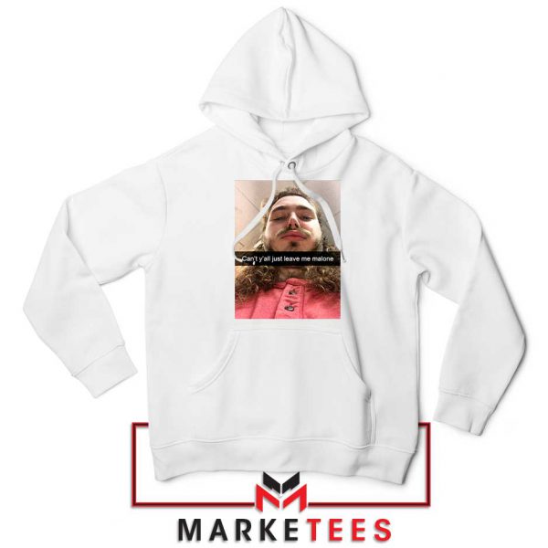 Post Malone American Singer White Hoodie