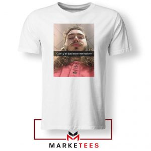 Post Malone American Singer White Tshirt