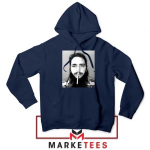 Post Malone Cigarette Navy Hoodie