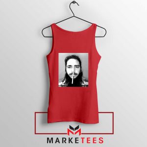 Post Malone Cigarette Red Tank Top