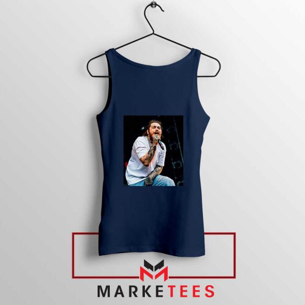 Post Malone Concert Navy Tank Top
