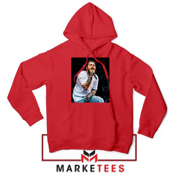 Post Malone Concert Red Hoodie