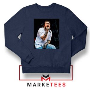 Post Malone Concert Navy Sweater
