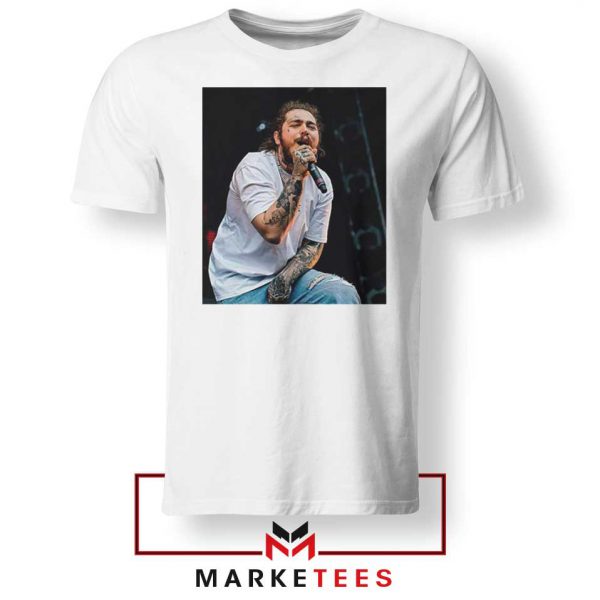 Post Malone Concert White Tshirt