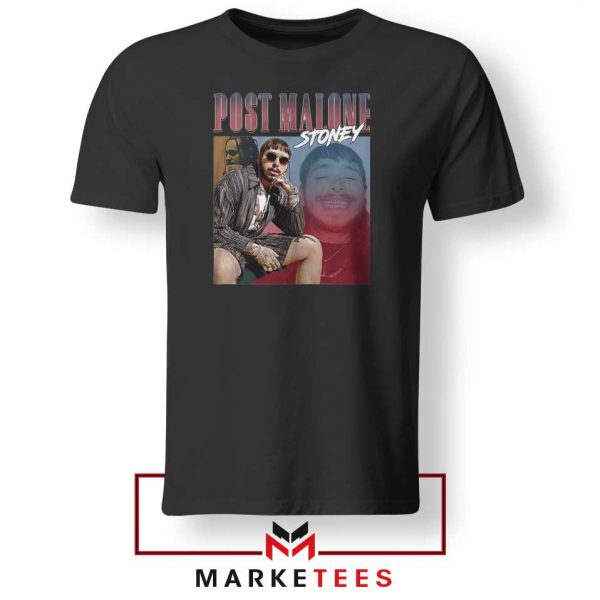 Post Malone Hollywood Bleeding Black Tee Shirts