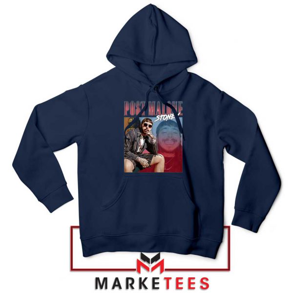 Post Malone Hollywood Bleeding Navy Hoodie