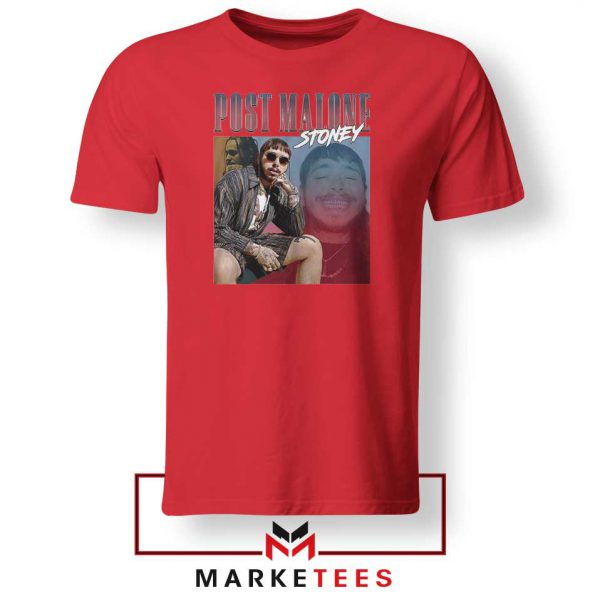 Post Malone Hollywood Bleeding Red Tee Shirts