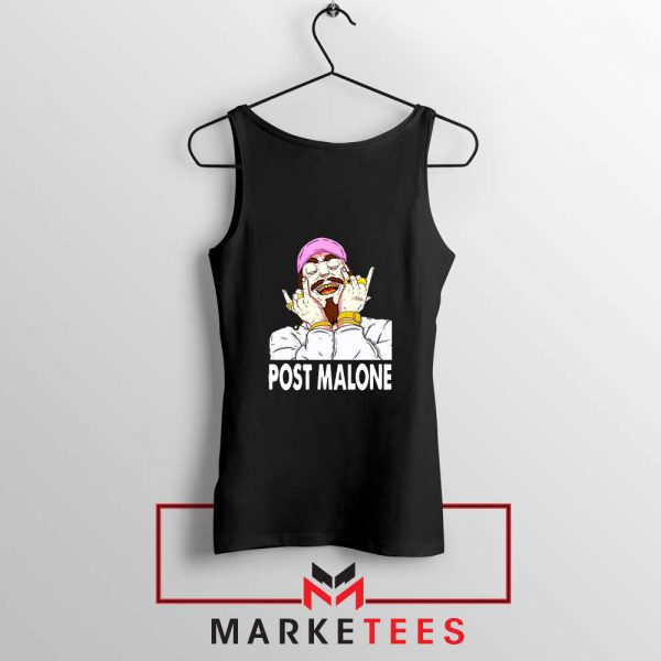 Post Malone Pink Hat Tank Top