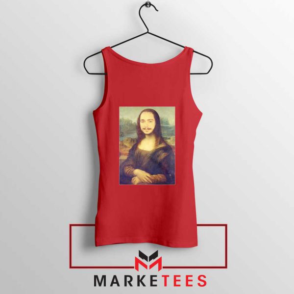 Post Malone Rapper Red Tank Top