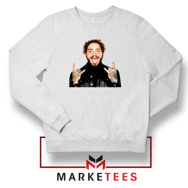 Post Malone Stoney White Sweater