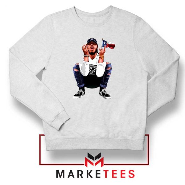 Post Malone White Iverson Sweatshirt