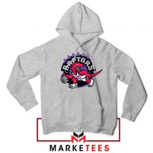 Raptors Heat NBA Sport Grey Hoodie