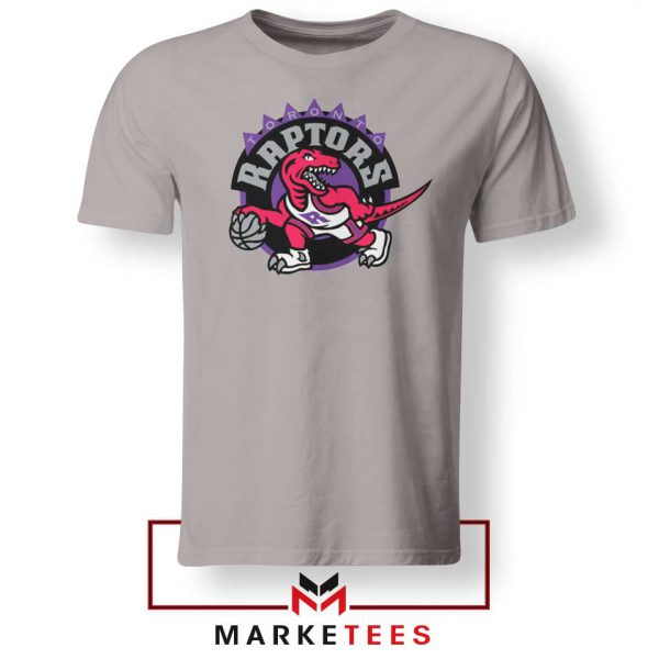 Raptors Heat NBA Sport Grey Tee Shirt