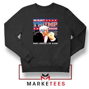 Reelect Donald Trump 2020 Black Sweater