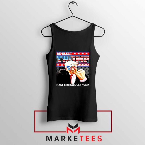 Reelect Donald Trump 2020 Black Tank Top