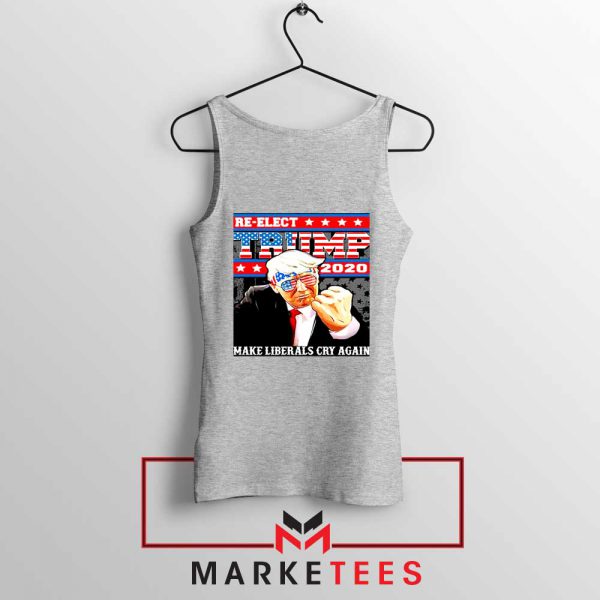 Reelect Donald Trump 2020 Grey Tank Top