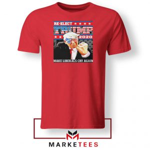 Reelect Donald Trump 2020 Red Tee Shirt