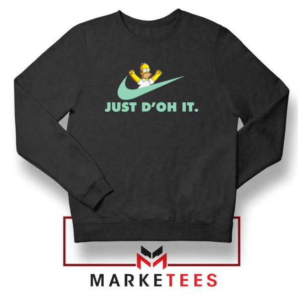 Simpson Just Do It Black Sweater