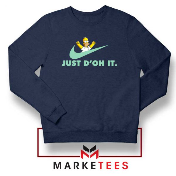 Simpson Just Do It Navy Blue Sweater