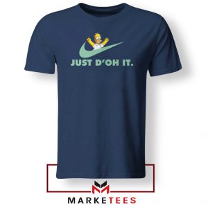 Simpson Just Do It Navy Blue Tee Shirt