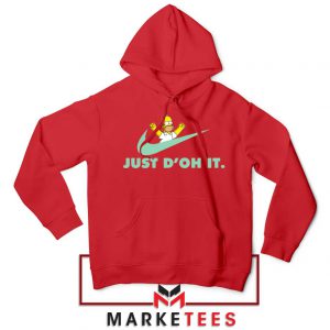 Simpson Just Do It Red Hoodie