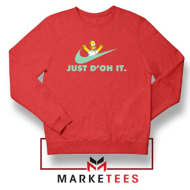 Simpson Just Do It Sweater Parody Nike Sweatshirts S-2XL