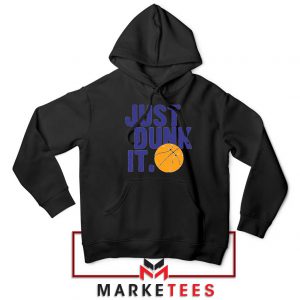 Slogan Nike Parody Black Hoodie