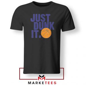 Slogan Nike Parody Black Tee Shirt